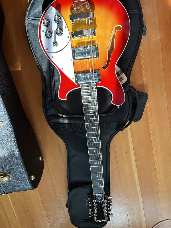 Harley Benton RB612 Burst 12 String Electric Guitar Reverb