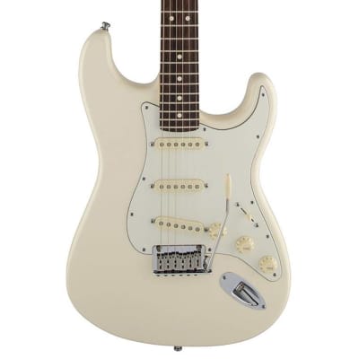 Fender Jeff Beck Stratocaster Electric Guitar (Olympic White) (ASH99) for sale