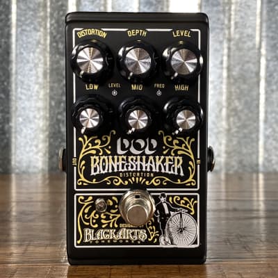 DigiTech DOD Boneshaker Black Arts Designed Distortion with 3 Band EQ Guitar Bass Effect Pedal Used image 2