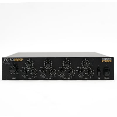 Boss Pro PQ-50 Parametric Equalizer EQ Half Rack with Power
