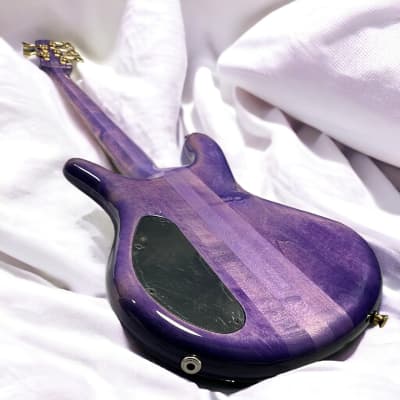 Spector USA NS-5XL, Ultra Violet Gloss w/ Pau Ferro and Haz-Lab Preamp *IN STOCK* image 16
