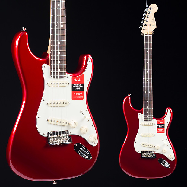 American professional stratocaster shop candy apple red