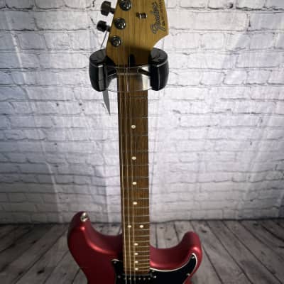 Fender Standard Stratocaster Satin with Maple Fretboard 2003 - 2006 - Candy Apple Red image 3