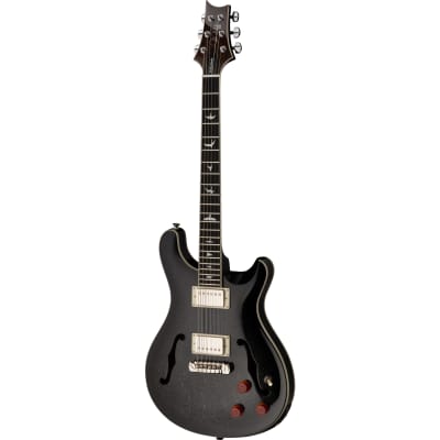 PRS SE Hollowbody Standard Piezo Electric Guitar, Dog Hair Smokeburst, Hardshell Case image 3