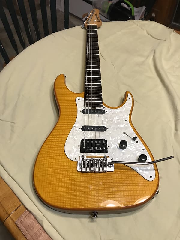 ギター washburn MERCURY by GROVER JACKSON Washburn Mercury Series by Grover Jackson 1990's Flamed