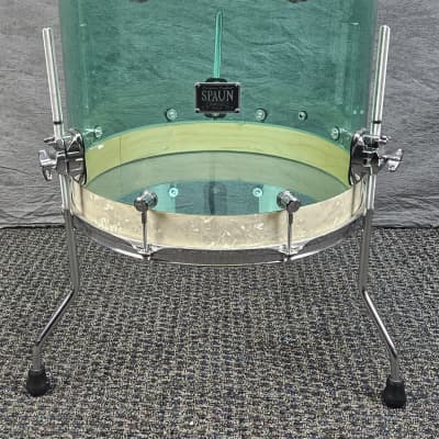 Spaun Hybrid Series Drum Set 15-18-26 2018 - Maple/Acrylic image 8