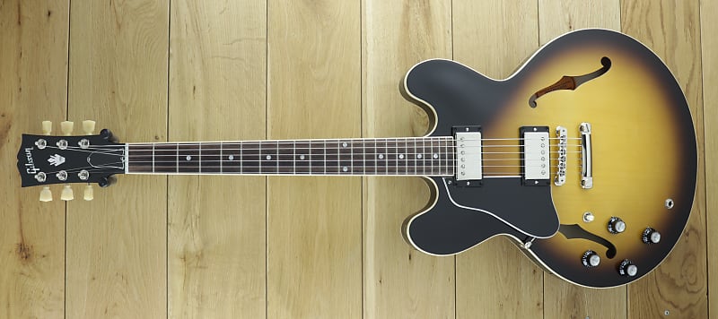 Gibson ES335 Vintage Burst Left Handed 231820144 | Reverb Canada