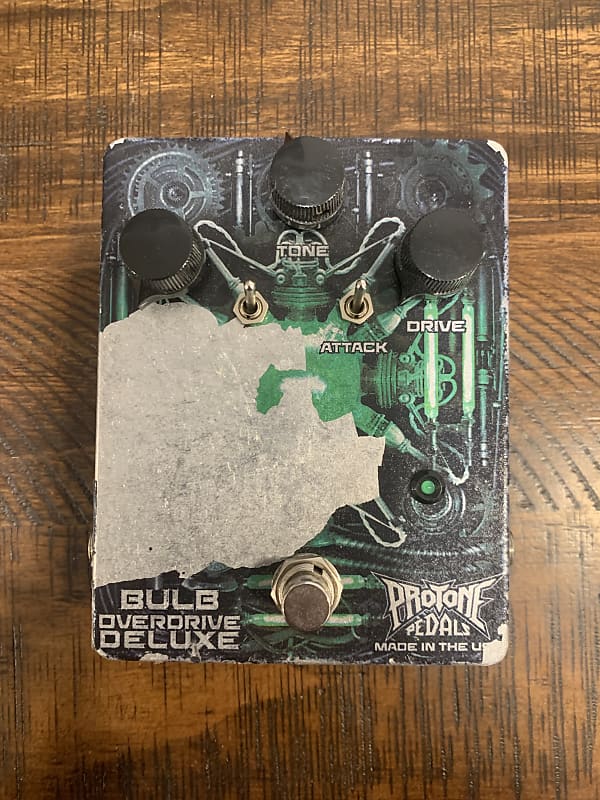 Protone Misha Mansoor Bulb Overdrive Beluxe Guitar Pedal Protone Misha Mansoor Bulb Overdrive Beluxe Guitar Pedal