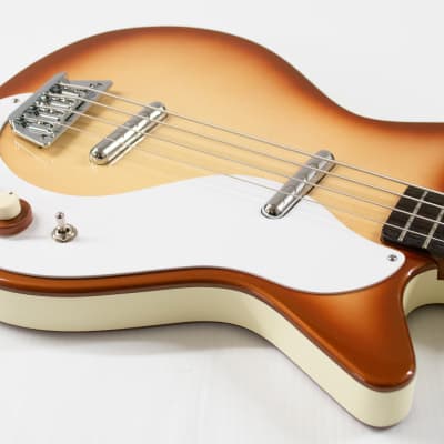 Danelectro '59DC Long Scale Bass Guitar - Copper Burst image 4
