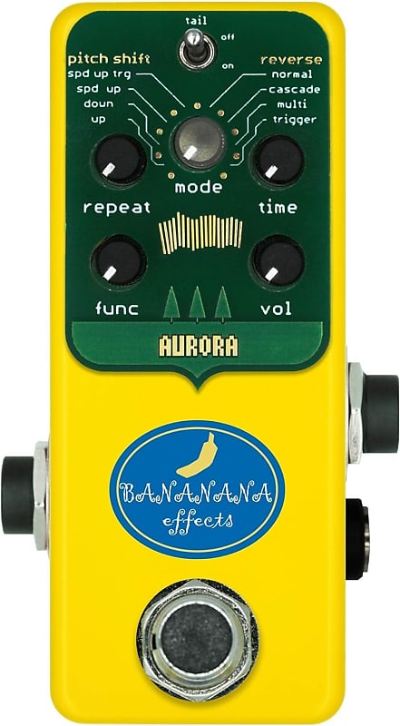 Bananana Effects Pitch Shift Delay Pedal (AURORA) image 1