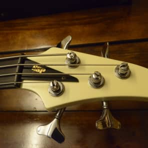 ESP Vintage Custom Shop Horizon Bass premium Japanese MIJ Pearl White Precision Jazz PJ pickup image 7