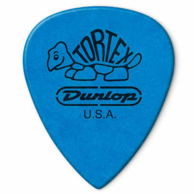 Dunlop 462P1.0 Tortex TIII 1.0mm Guitar Picks, Blue, 12 Pack image 2