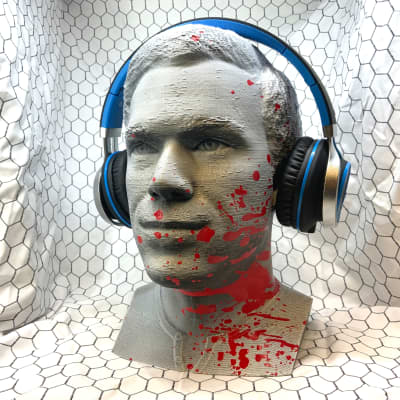 Dexter Headphone Stand! Michael C. Hall Gaming Headset Rack Holder. Holds Ear Protection Headsets! image 1