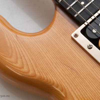 Kay Double Cut, Natural, Neck Through, ebony fingerboard 70's Vintage image 11