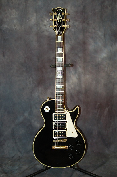 Video Demo Greco Model EG600P Les Paul Custom Pro setup Video Demo Greco Model EG600P Les Paul Custom Pro setup
