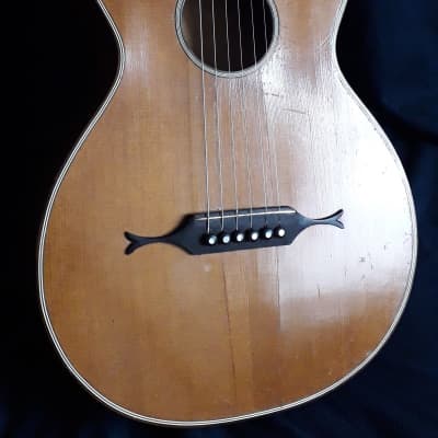 German parlor guitar (1900) steel strings image 8