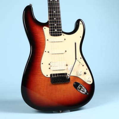 1991 Fender USA American Ultra Stratocaster Electric Guitar Flamed Sunburst for sale
