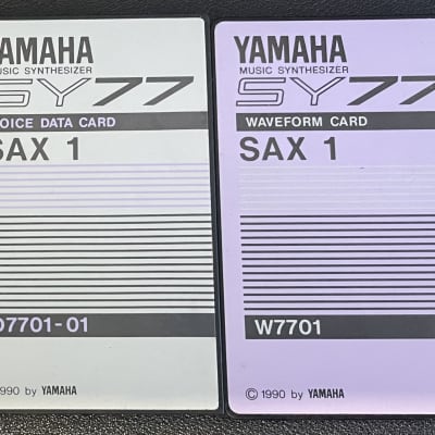 Yamaha SY77 Sound Card Set Sax 1