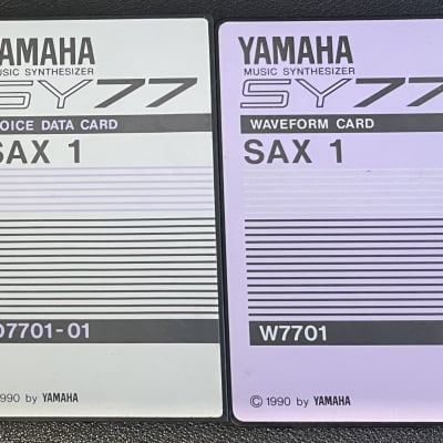 Yamaha SY77 / TG77 Act 2 VC7702 Voice Data Card Shofuku 64 | Reverb