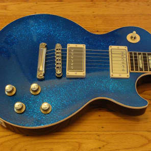 Gibson Custom Shop 2008 Les Paul, Blue Sparkle Finish image 3