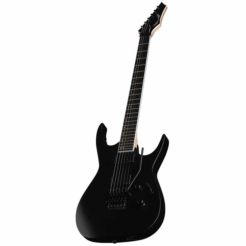 Dean Exile Select Floyd 6 String Fluence Black Satin Electric Guitar - EXILE F F image 1