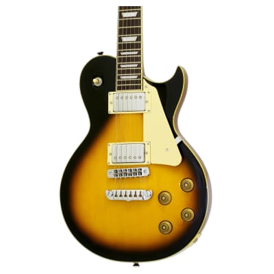 Aria Pro II Electric Guitar Aged Brown Sunburst image 3