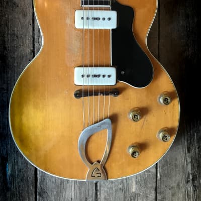 1959 Guild M75 Aristocrat Natural finish. Comes with original soft shell case for sale