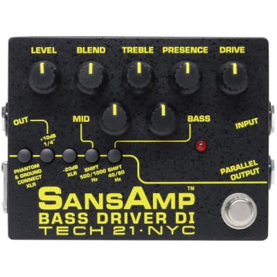 Tech 21 SansAmp Blonde Deluxe Analog Preamp DI Overdrive EQ Fender