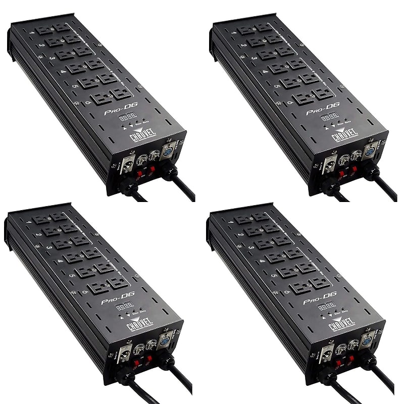6Channel Dmx512 Dual 20A Power Dimmer Switch Relay (4 Pack) Reverb