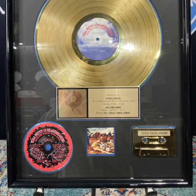 Stan Lynch Tom Petty and The Heartbreakers, RIAA, Great Wide Open Gold Record (#13) image 2