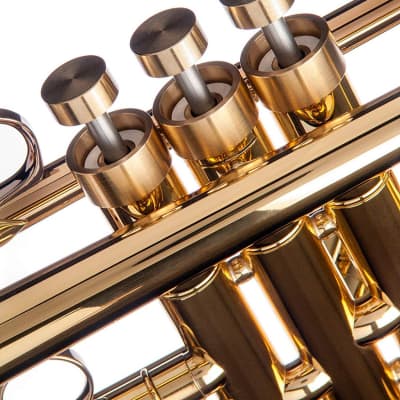 Trumpet Trim Kit for Holton MF550  Heavy Raw Brass image 5