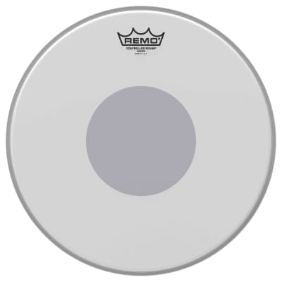 Remo Controlled Sound Coated Drumhead, Bottom Black Dot 13'' image 1