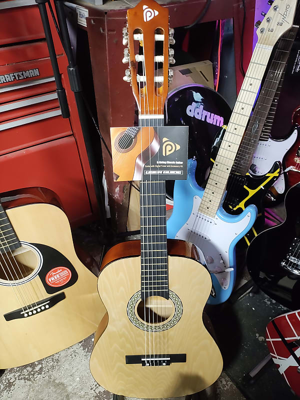 Pyle PGACLS82 36in Classical Acoustic Guitar 2024 Natural Reverb