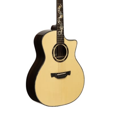 Acoustic Guitar - CRAFTER G-1000ce - Dragon - Grand Auditorium - solid spruce top for sale