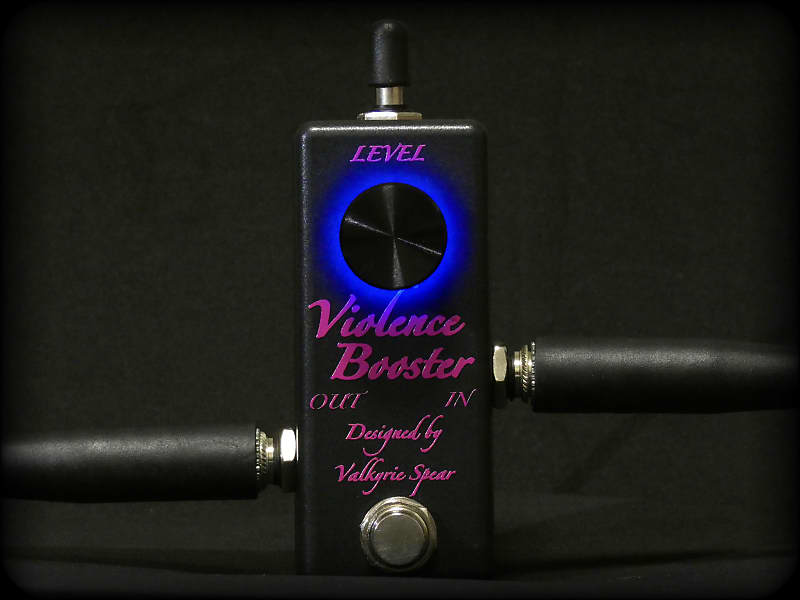 Valkyrie Spear - Violence Booster MK II / Boost Pedal with vintage parts /  More powerful and glossy sound / Effects Pedals