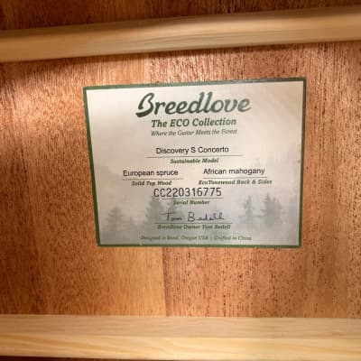 Breedlove Eco Discovery S Concerto image 6