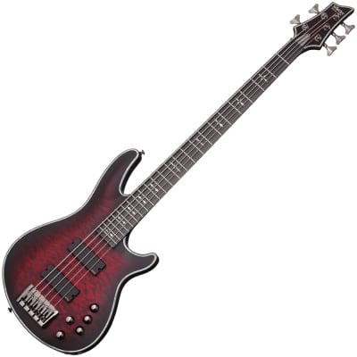 Schecter Hellraiser Extreme-5 Active 5-String Bass Crimson Red 