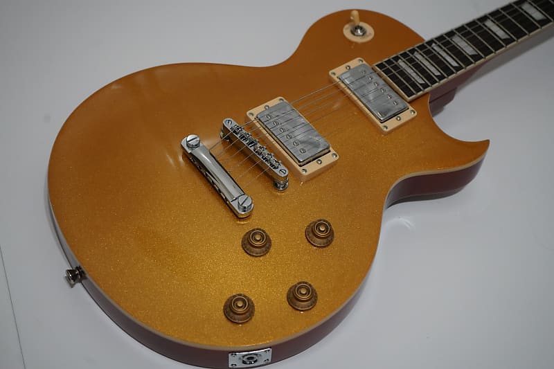 Austin Super 6 Gold Top Electric Guitar - AS6PROGTX image 1