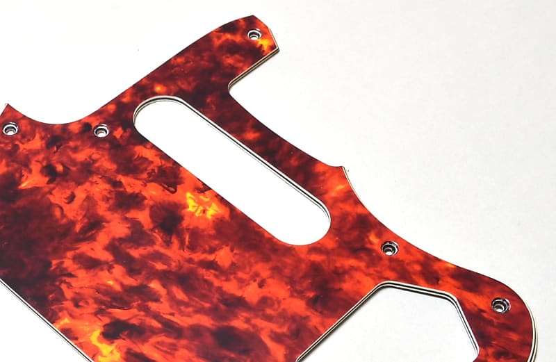 Montreux Torlam 66 Jaguar Pickguard Orange 4 Ply 10 Holes from