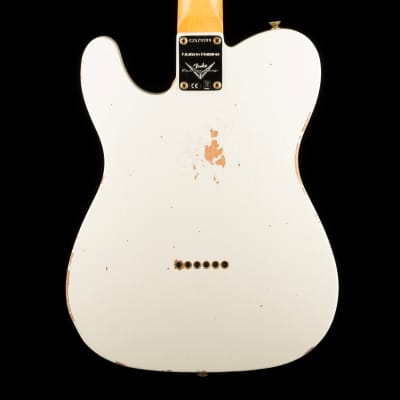 Fender Custom Shop Limited Edition 1963 Telecaster Relic Olympic White image 12