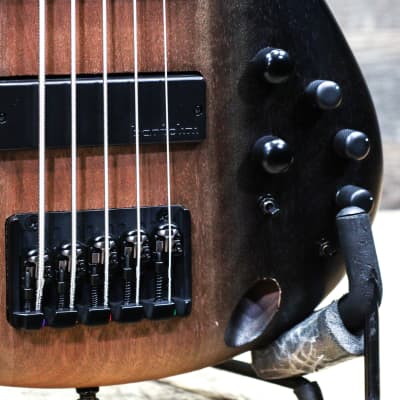Ibanez SR505E Soundgear Series Surreal Black Dual Fade Electric Bass w/Case image 8