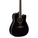 Yamaha FGX830C Solid Top Folk Acoustic-Electric Guitar - Black