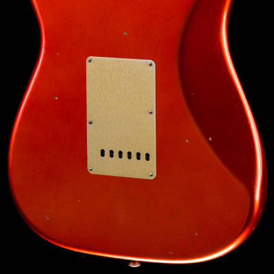 Fender Custom Shop 2019 Limited Big Head Strat Journeyman Relic Aged Candy Apple Red (794) image 2