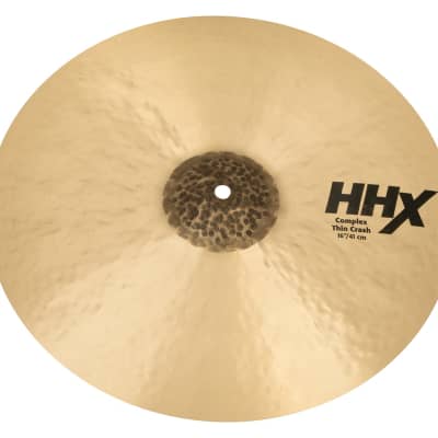 Sabian 16" HHX Complex Thin Crash Cymbal 11606XCN image 2