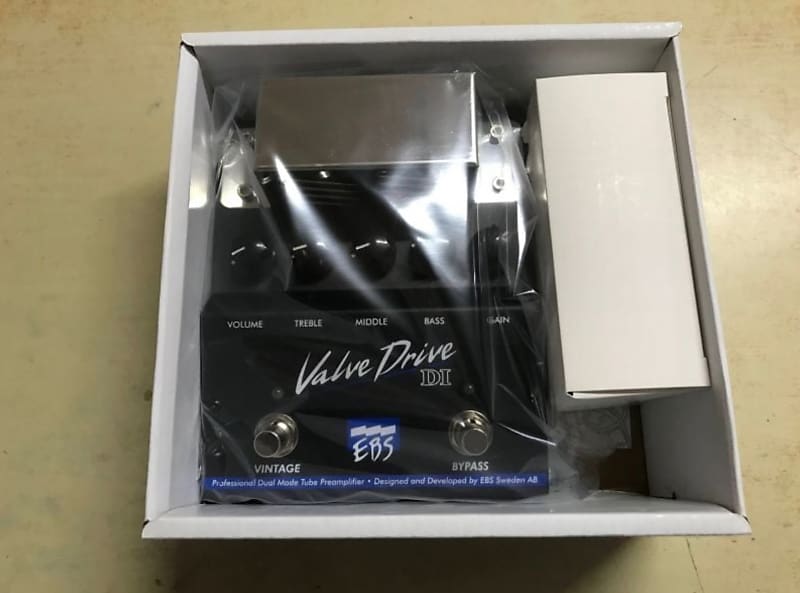 EBS Valve Drive Di tube bass preamp pedal w/ Original box & paperwork image 1