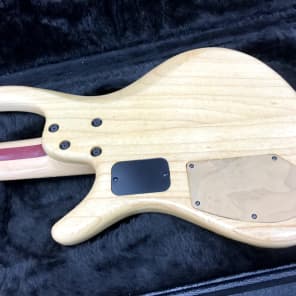 Roscoe Century 3005 J 34" scale Jazz Bass Guitar + custom upgrades extras Purpleheart Maple Ash image 9