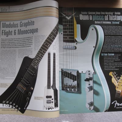 rare Modulus Flight 6 monocoque carbon fiber guitar image 23