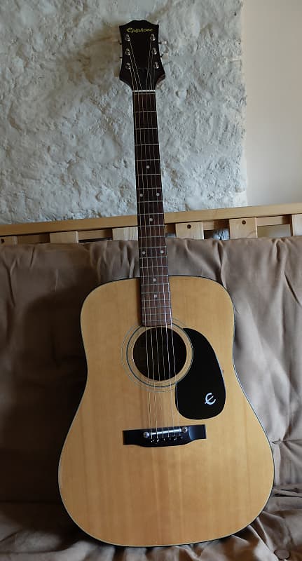 Epiphone FT-140 vintage acoustic guitar circa 1977 image 1