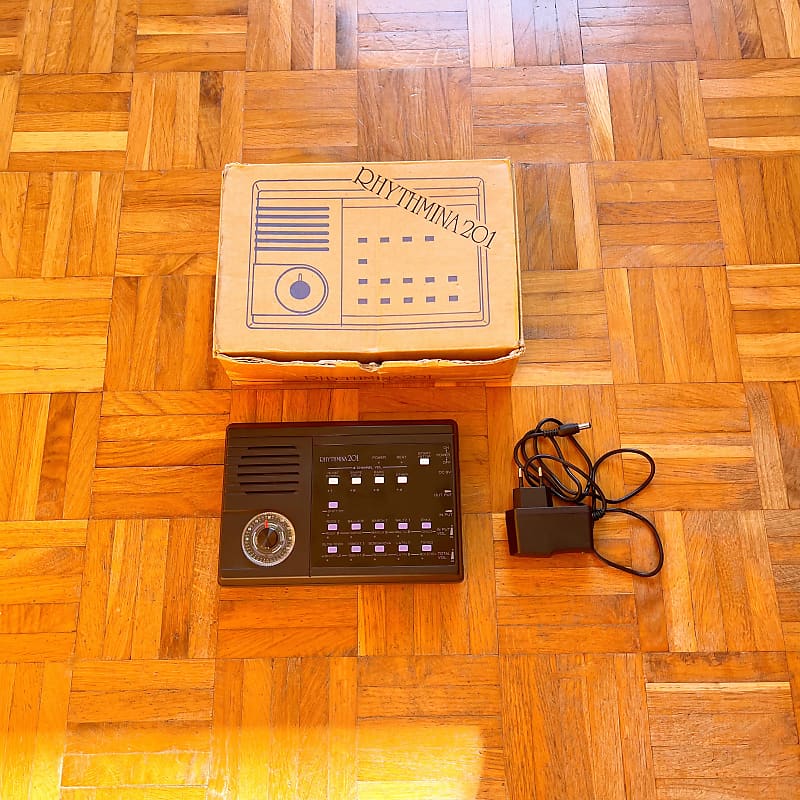 Zen-On Rhythmina 201 (Japan, 1980) Vintage Portable Drum machine for  Taishogoto with p.supply and original box! Rare!