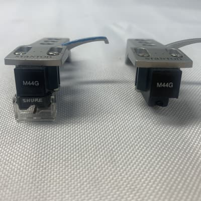 Shure M44G on Stanton H4S Headshell Sold As A Pair 1 Stylus Needed image 3